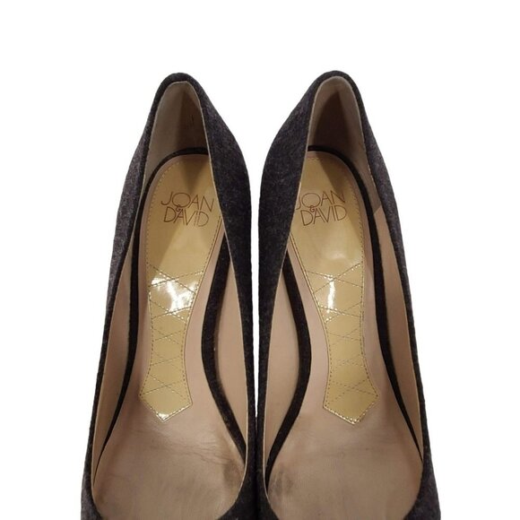 Joan & David Felted Wool Gray Pumps size 9M - Picture 3 of 9